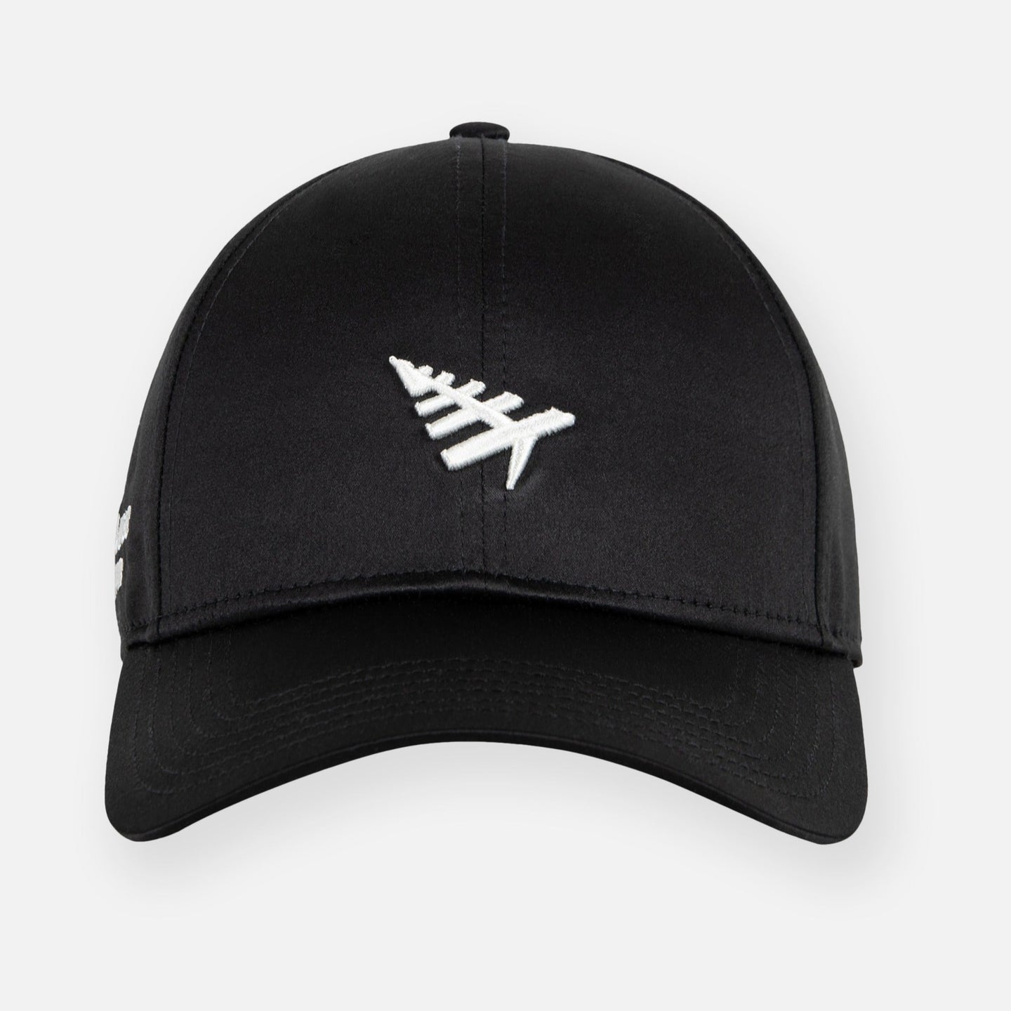 Paper Plane - More Love Satin Dad Hat - Black - Clique Apparel