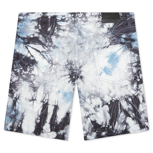 PURPLE BRAND BLUE BLACK TIEDYE JACQUARD MONOGRAM SHORTS - Clique Apparel