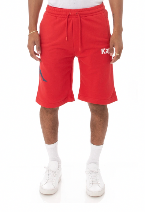 KAPPA SANGONE SHORTS - RED/YELLOW/BLACK - Clique Apparel