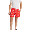 PURPLE BRAND RED MONOGRAM SWIM SHORTS *FREE SHIPPING - Clique Apparel
