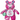PINK PUNK MONEYBEAR TEDDYBEAR BACKPACK - Clique Apparel