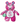 PINK PUNK MONEYBEAR TEDDYBEAR BACKPACK - Clique Apparel