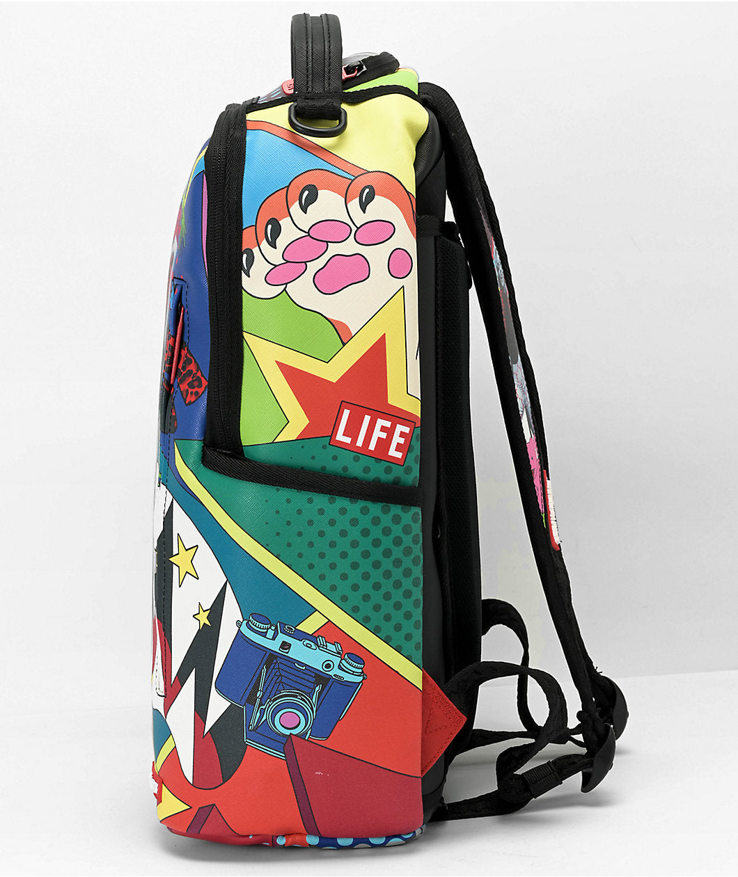 Sprayground Rainbow Life Lips Backpack, Zumiez