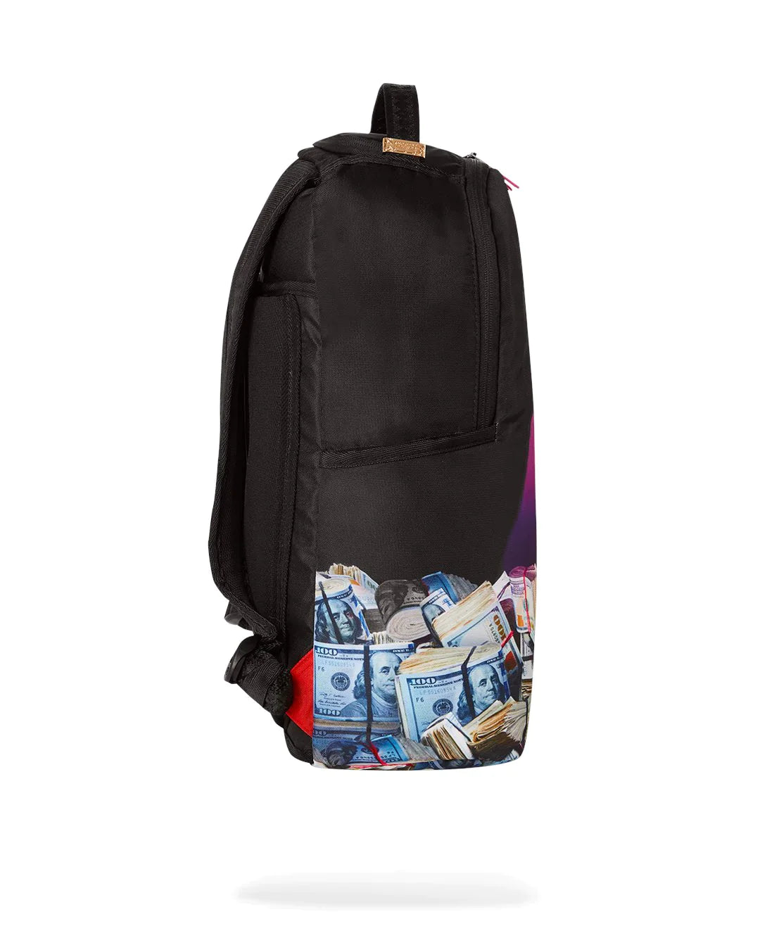 Sprayground Money Print Backpack in Black for Men