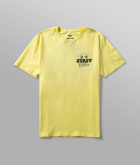 Paper Planes Camp Staff Tee - Canary - Clique Apparel