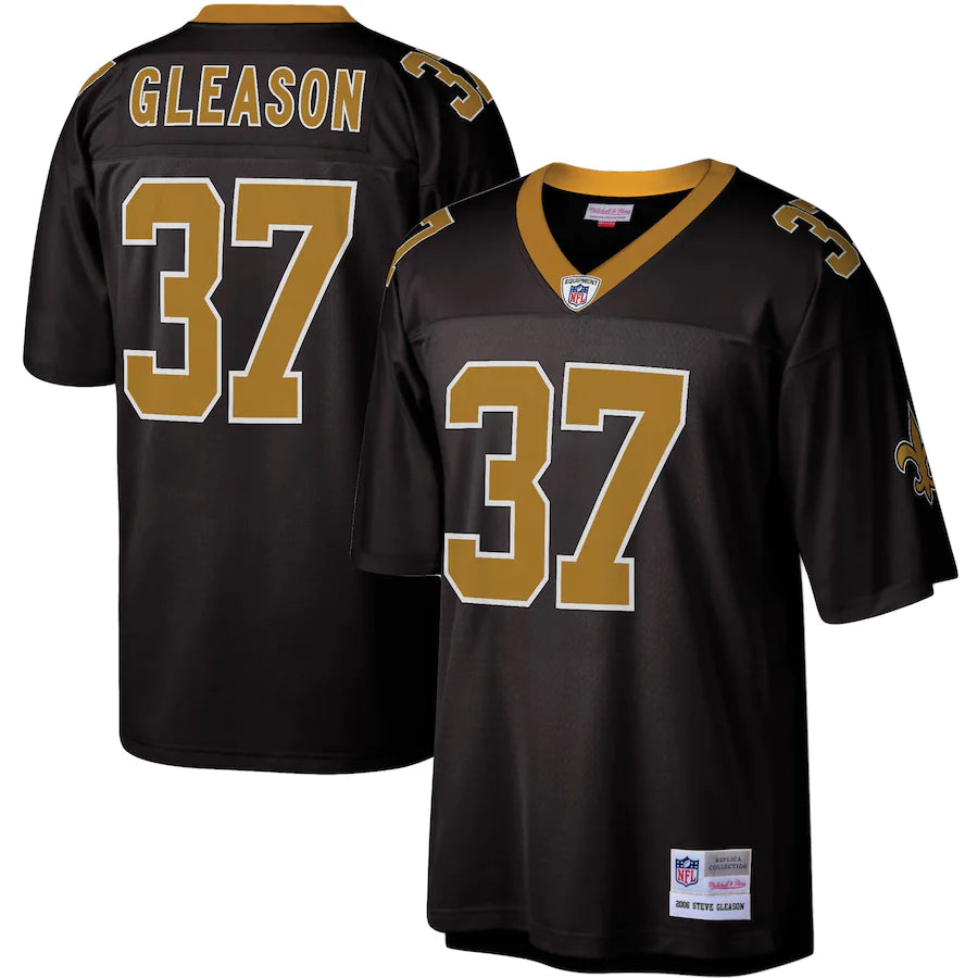 Men's New Orleans Saints Steve Gleason Mitchell Ness Black