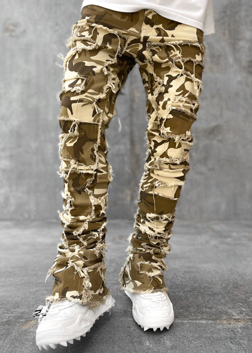 Guapi - Camo Blood Diamond Stacked Denim - Clique Apparel